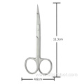 Custom Logo Stainless Steel Beauty Salon Eyelash Cutting Scissors